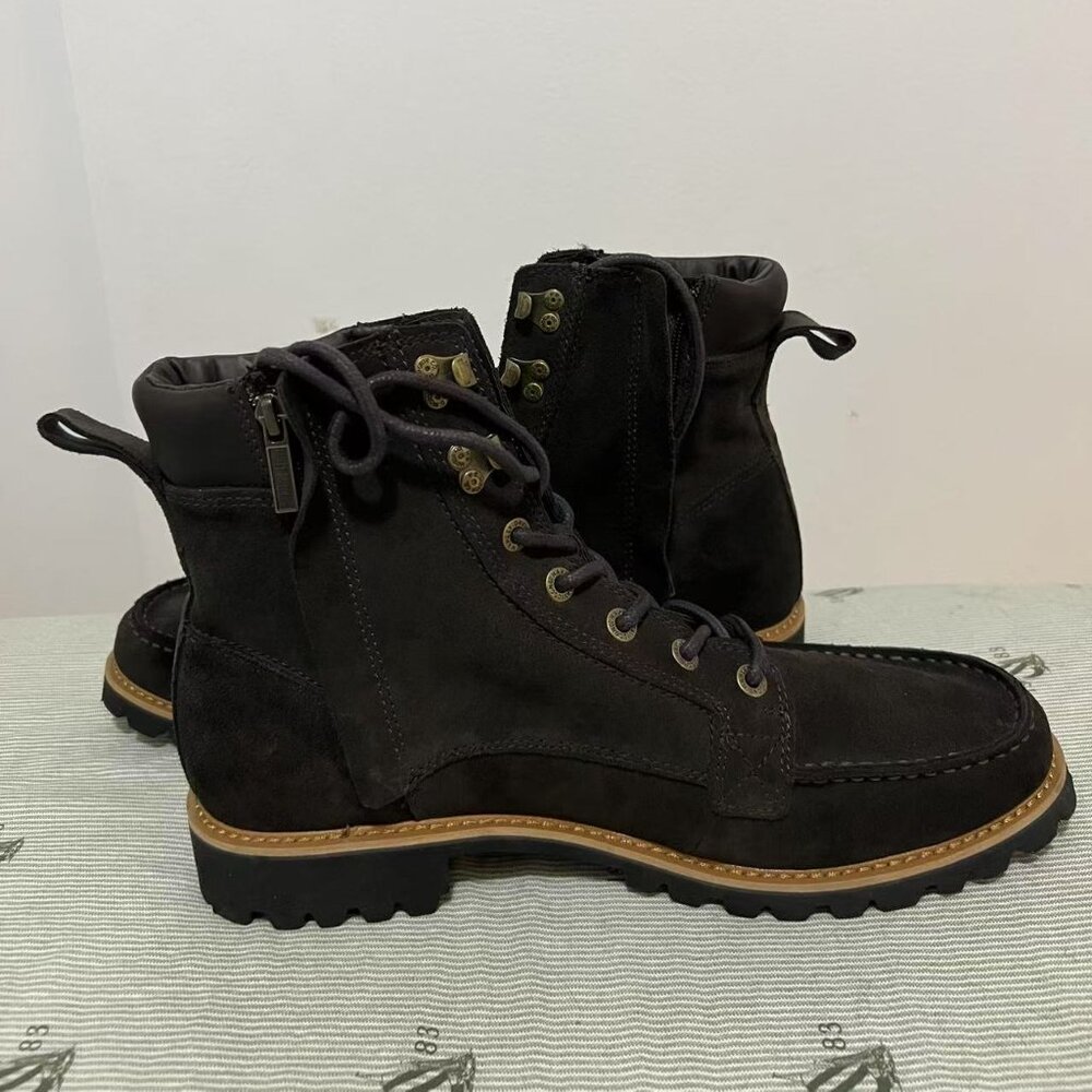 Harley-Davidson® Men's Gardner 6"  Brown Suede Motorcycle Boots D96255